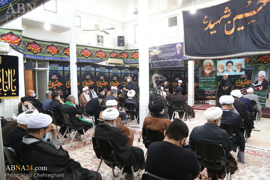 Photos: Mourning ceremony for martyrdom of Imam Hasan (a.s.) at office of Ayatollah Fazel Lankarani