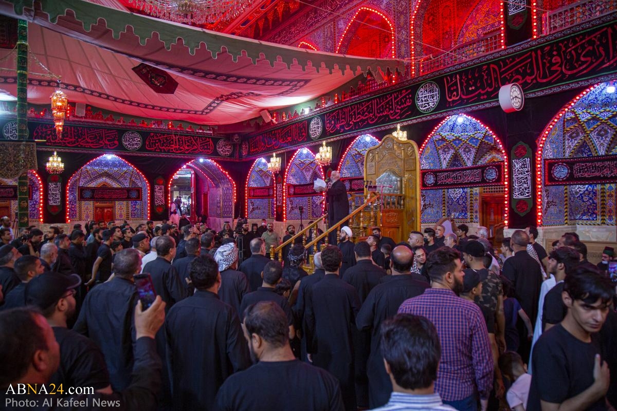 Al-Abbas holy shrine holds mourning ceremony on martyrdom anniversary of Imam Hassan al-Mujtaba (+Photos)