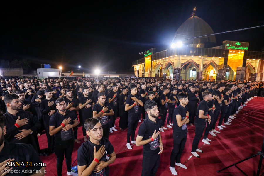 تقارير مصورة / برعاية العتبة العسكرية يقام مجلس عزاء في آمرلي بذكرى شهادة الامام الحسن المجتبى
