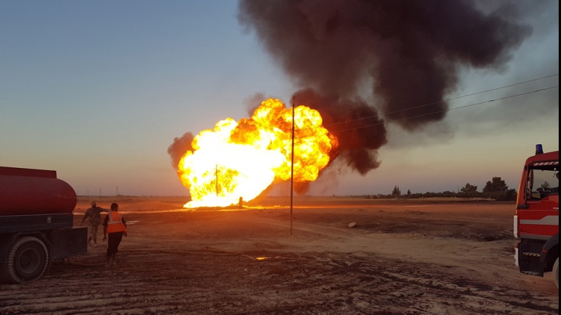 Daesh, Pelaku Peledakan Pipa Gas Suriah