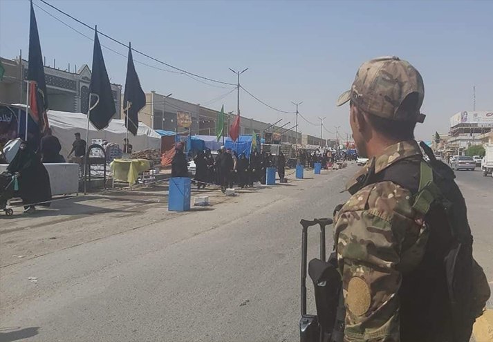 الحشد الشعبي ينتشر بمحور بادية النجف لتأمين الأربعينية