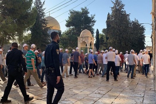 Al-Aqsa prise d'assaut par des colons sionistes