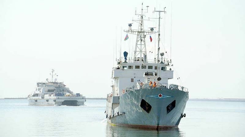 Русија һәрби ҝәмиләри АР суларына дахил олублар