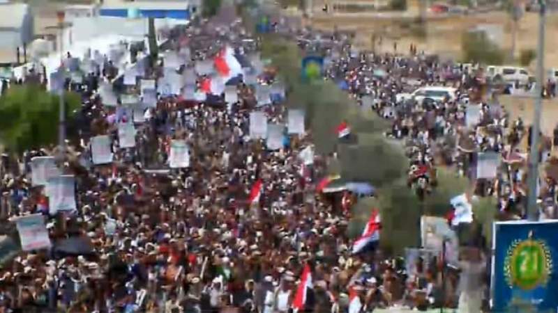 صعدة تحتشد في الذكرى السابعة لثورة الـ 21 من سبتمبر المجيدة 