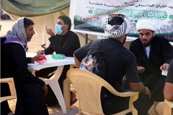 Arbaeen pilgrims offered with free lessons on correct reading of holy Quran