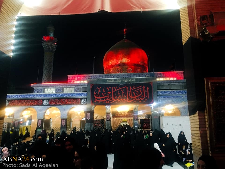 تصویری رپورٹ/ روضہ حضرت زینب(س) میں زائرین کا اجتماع