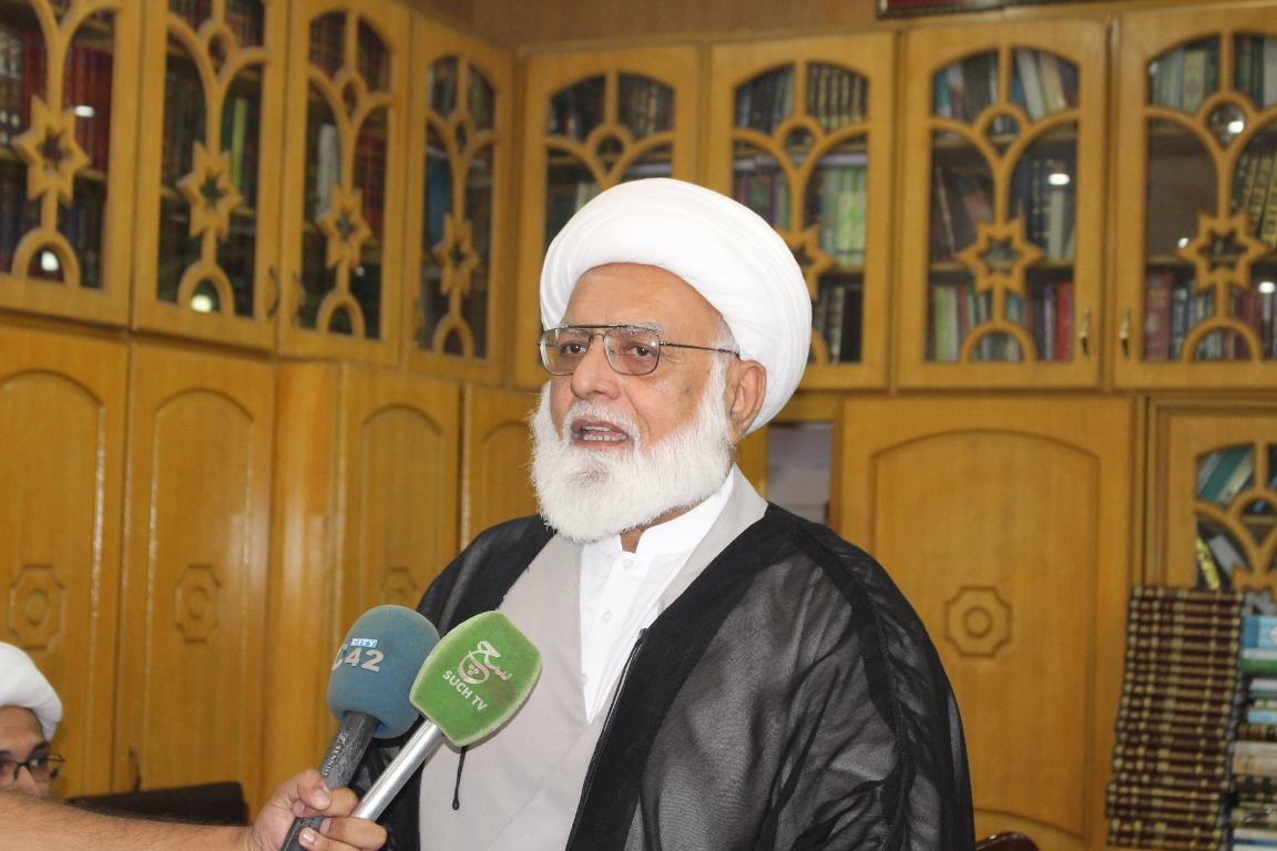 Allama Hussain Akber demands Pak government to review NCOC policy for pilgrims of Karbala