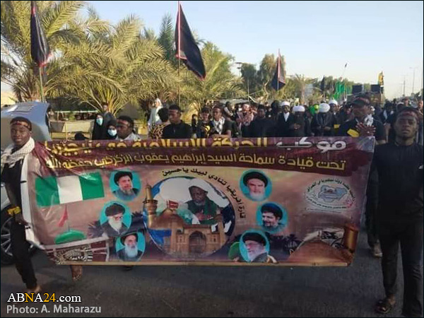تقرير مصور/ قافلة أنصار الشيخ الزكزكي تتجه مشيا على الاقدام نحو كربلاء المقدسة 