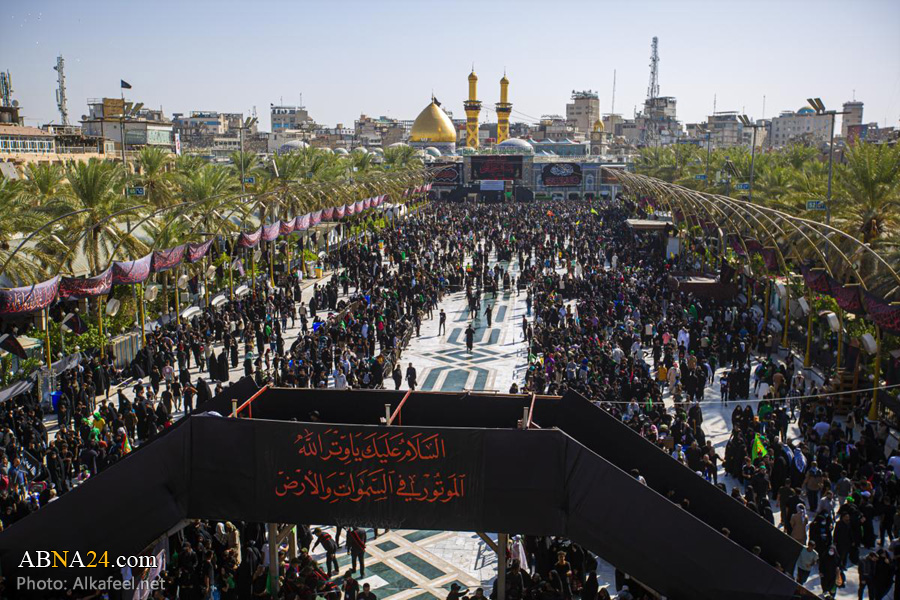 تصویری رپورٹ/ کربلا میں عزاداری اور سینہ زنی کا سلسلہ جاری