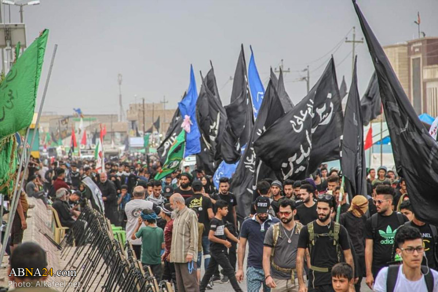 Photos: Arbaeen pilgrims arrived in Babylon Governorate
