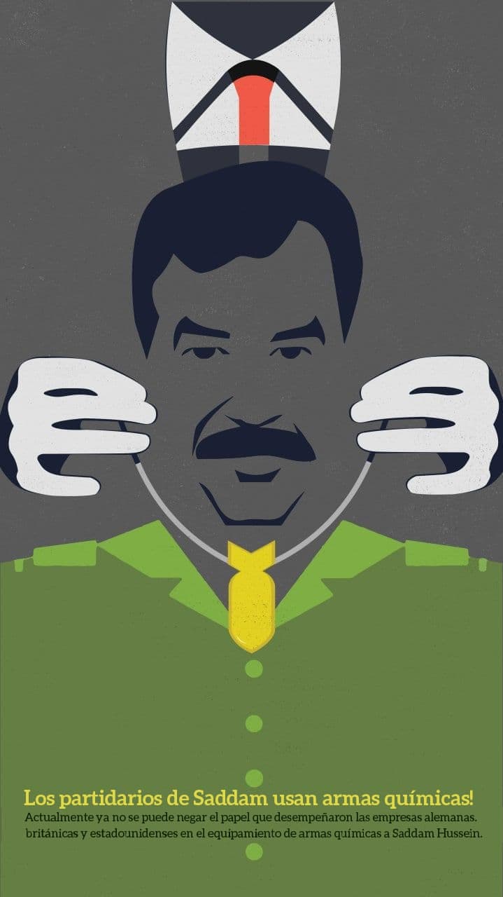 Los partidarios de Saddam usan armas químicas!