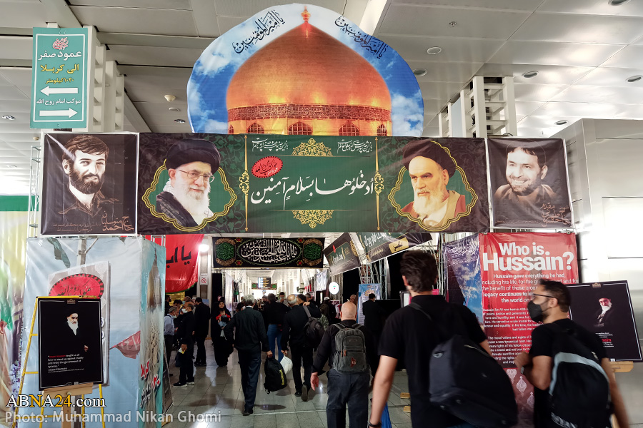 تقرير مصور/ موكب "الامام روح الله" يخدم زوار أربعينية الامام الحسين (ع) في مطار الامام الخميني (ره)
