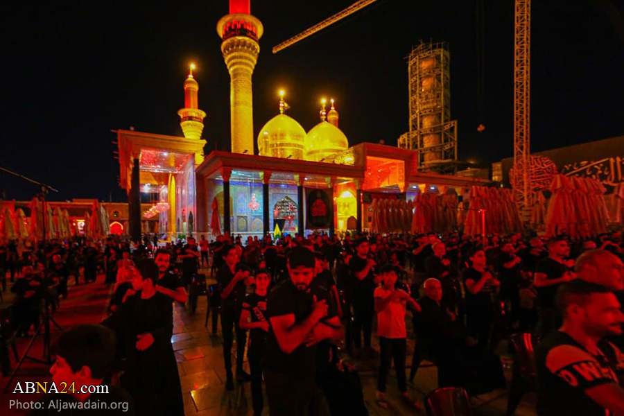 تقرير مصور/ مجلس عزاء الليلة الثامنة عشرة من شهر صفر في حرم الإمامين الكاظمين (ع)