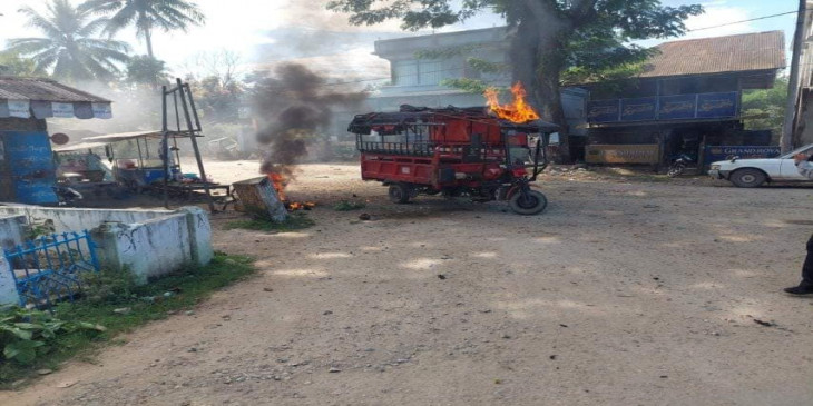   မိုးေမာက္ၿမိဳ႕ တြင္ မိုင္းေပါက္ကြဲၿပီး စစ္ေကာင္စီ တပ္သား ၃ ဦး ဒဏ္ရာ ျပင္းထန္