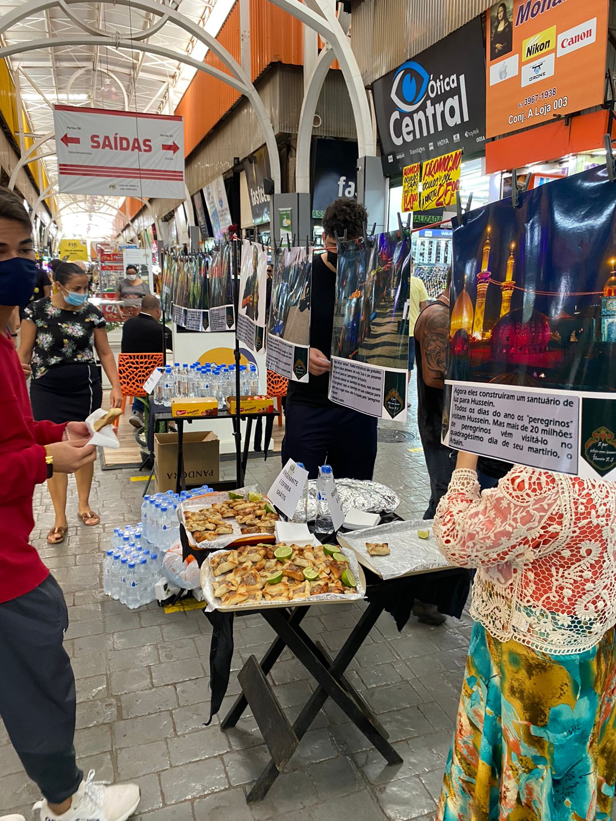 تقرير مصور/ معرض صور أربعينية الإمام الحسين (ع) في برازيليا