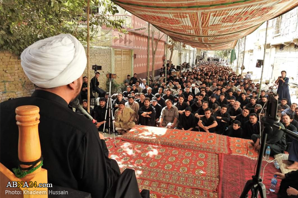 تقرير مصور/ مجلس عزاء أربعينية الإمام الحسين (ع) في مدينة "كويتا"