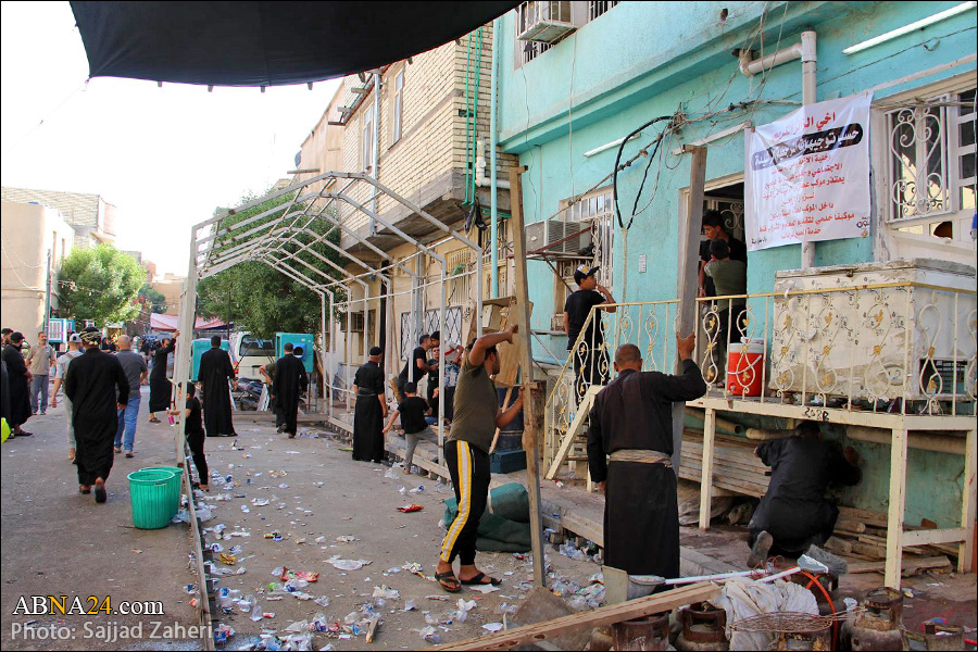 Photos: Closing Arbaeen Moukebs in Karbala