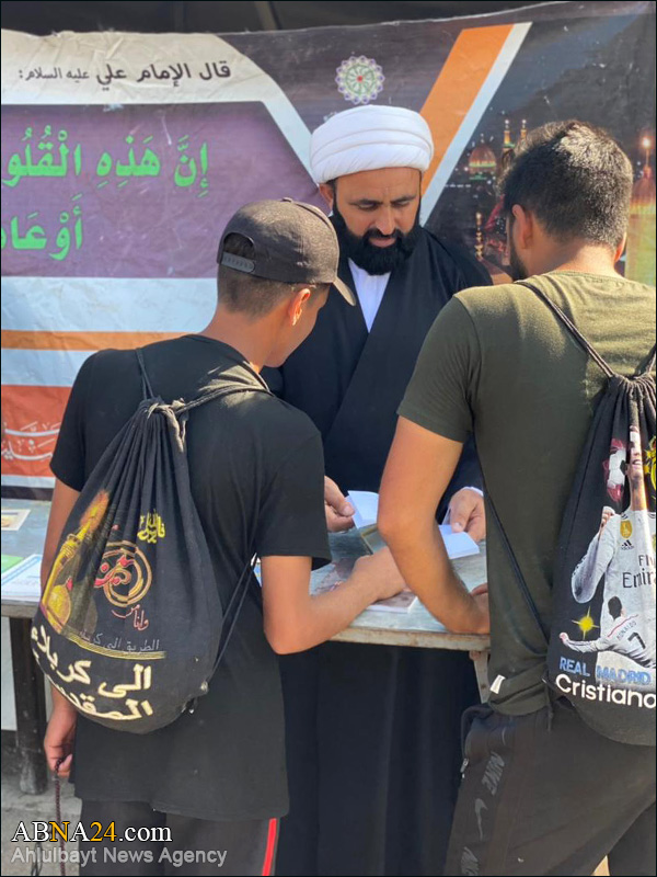 Фоторепортаж / Деятельность миссионеров Всемирной Ассамблеи Ахль аль-Байт (мир им) в пути из Багдада в Кербалу