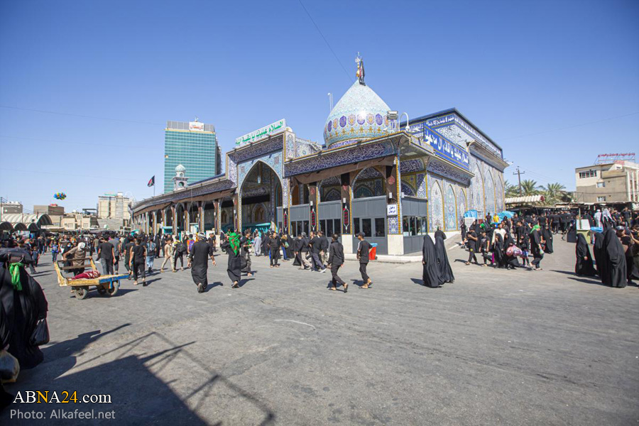 تقرير مصور/ مشاهد مختلفة عن مقام الامام المهدي(عج) في ايام الأربعين الحسيني