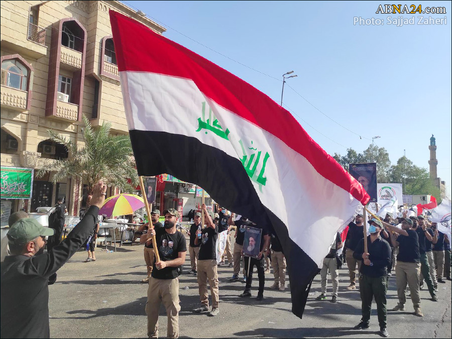 تقرير مصور/ مواكب مقاتلي الحشد الشعبي لتقديم "الشكر" بعد نجاح الزيارة الأربعينية