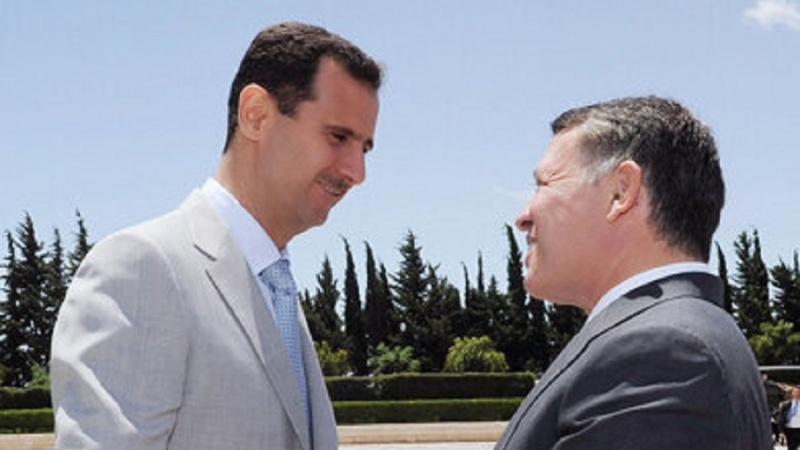ヨルダン国王がシリア大統領と電話会談