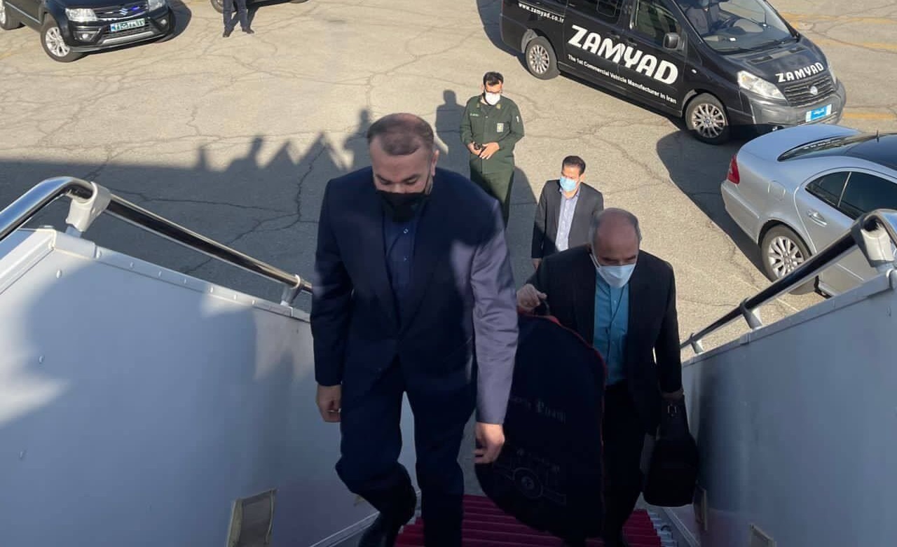 ایرانی وزیر خارجہ روس کے دورے پر روانہ