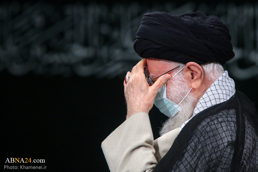 تقرير مصور/ حضور قائد الثورة الاسلامية في مراسم العزاء بوفاة الرسول الاعظم (ص) 