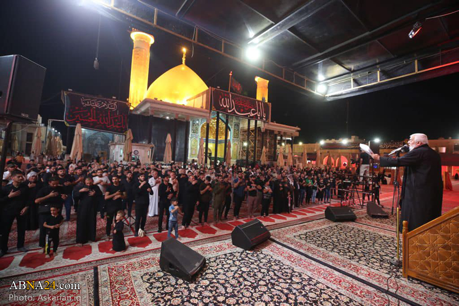 تقارير مصورة / مجلس عزاء حسيني ليلة 13 من شهر صفر في حرم الإمامين العسكريين (ع)