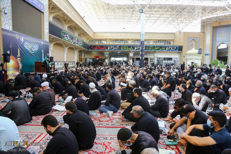 تقرير مصور/ مجلس عزاء بمناسبة استشهاد الامام الرضا (ع) في حرم السيدة المعصومة (ع)