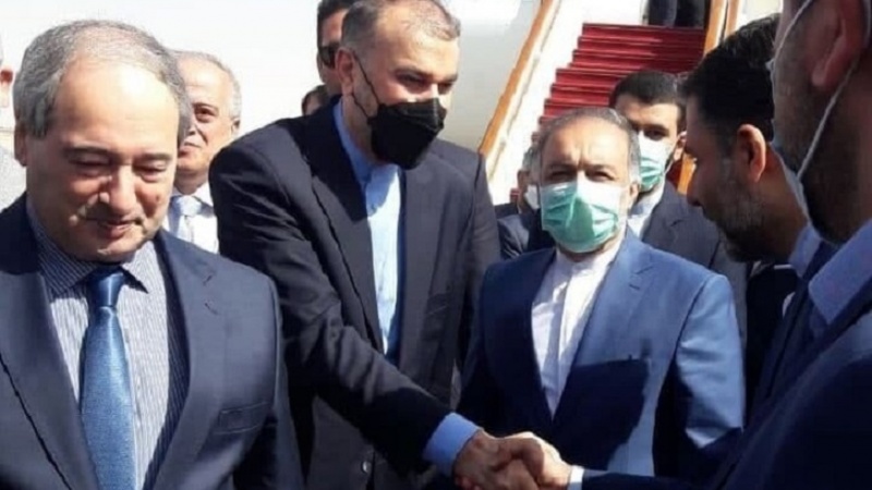 Irans Außenminister in Syrien eingetroffen