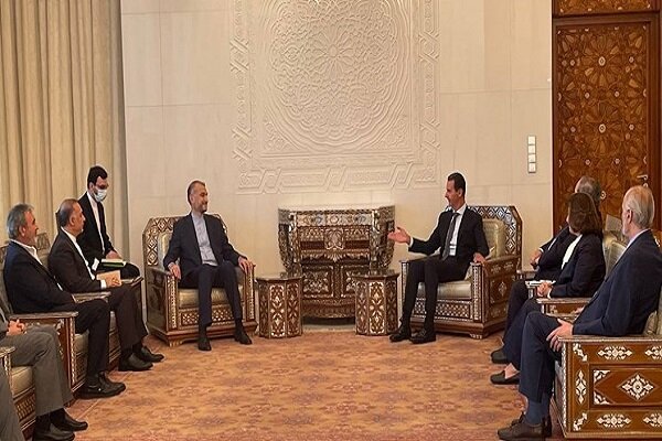 Iranian FM meets with Bashar al-Assad