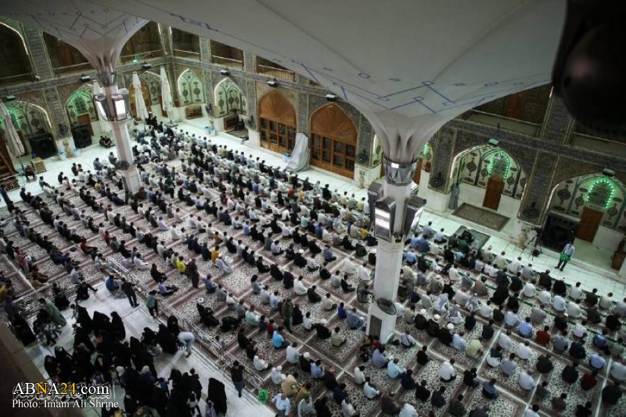 Photos: Congregational Prayers held at Imam Ali shrine in Najaf after pandemic lockdown