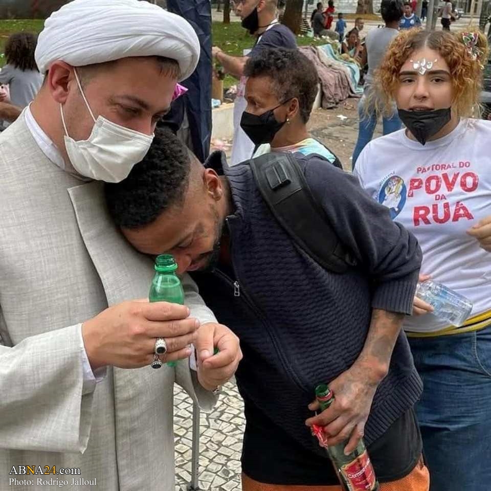 Photos : un religieux chiite brésilien aide les personnes oubliées de la société