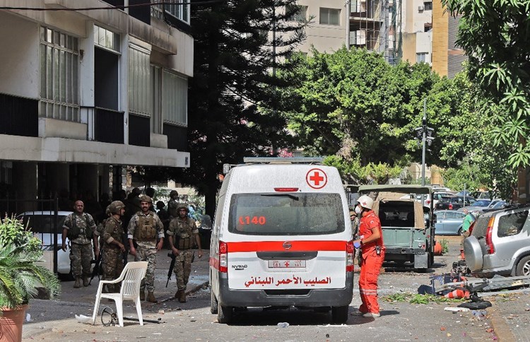شهيدان و21 جريحاً جرّاء إطلاق النار في منطقة الطيونة بلبنان 