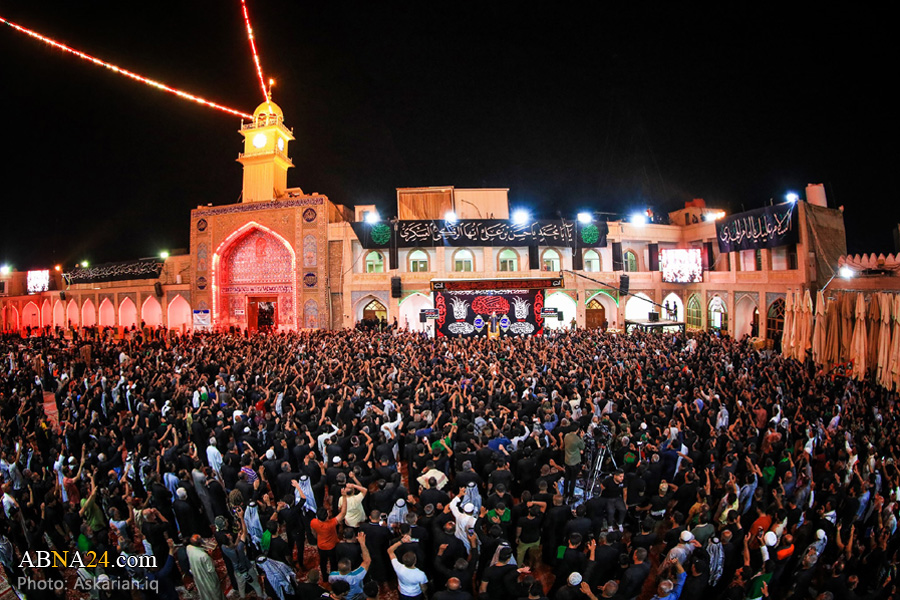 تقرير مصور/ مجلس عزاء استشهاد الامام الحسن العسكري (ع) في حرم الإمامين العسكريين(ع)