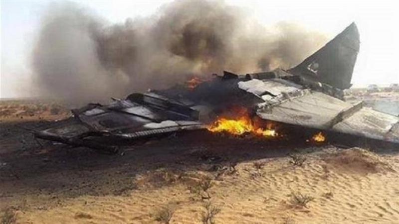 یمن، مآرب کی فضا میں سعودی اتحاد کا ایک جنگی طیارہ تباہ