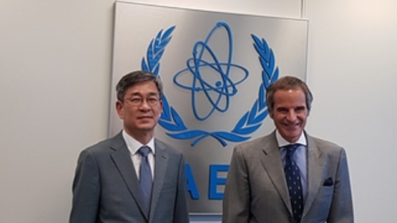 ＩＡＥＡ事務局長が「韓国と緊密な意思疎通」の意向を表明　福島汚染水の海洋放出めぐり