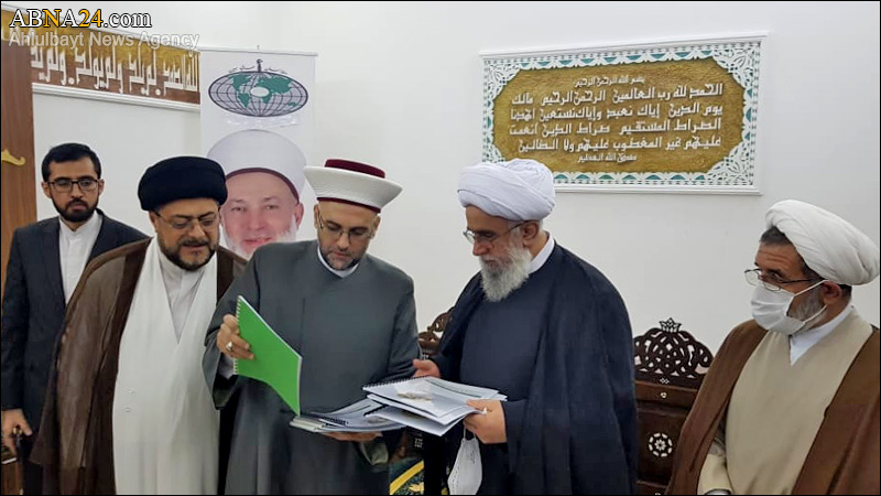 تقرير مصور/ لقاء آية الله رمضاني بأمين عام "حركة الأمة" في لبنان