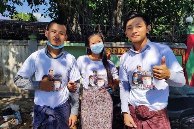   ျမစ္ႀကီးနား ေထာင္တြင္ ဖမ္းခံထား ရသည့္ သတင္းေထာက္ ၅ ဦး ျပန္လြတ္