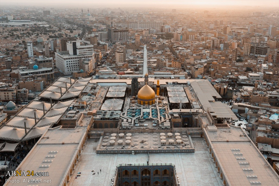 تقرير مصور/ مشاهد من الجو لحرم امير المؤمنين (ع) في اليوم (28)