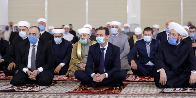 Syrian President participates in religious celebration of Prophet Mohammad’s birthday in Damascus