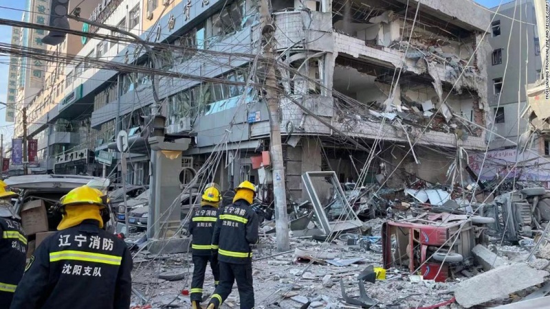 中国・瀋陽の飲食店でガス爆発、３人死亡・３０人以上けが