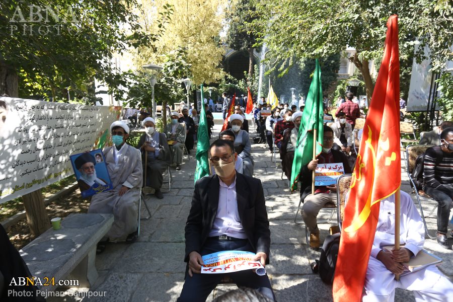 تقرير مصور/ طلاب الحوزة العلمية في اصفهان يدينون العملية الارهابية الوحشية في افغانستان