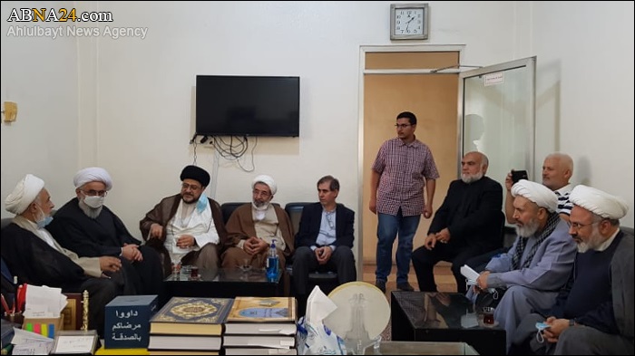 تصویری رپورٹ/ آیت اللہ رمضانی کی "علمائے صور ایسوسی ایشن" کے اراکین کے ساتھ ملاقات
