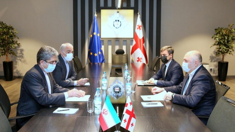 Gürcüstan DTX-nin rəisi İran səfiri ilə görüşüb