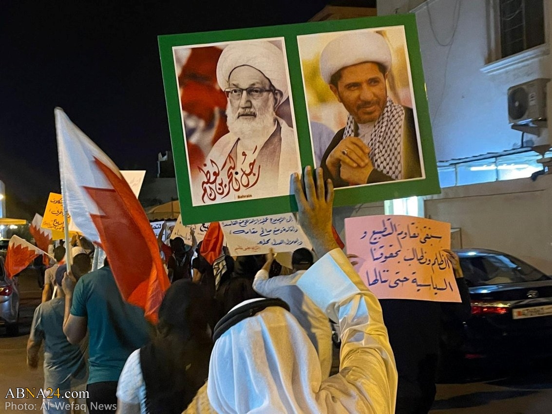 Photos: Mass demonstration in Bahrain under leadership of Sheikh Isa Qassim in rejection of normalization with Israel