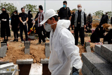 အီရန္ႏိုင္ငံ တြင္ ေအာက္တိုဘာ လ ၂၃ ရက္ေန႔ သတင္းအရ ကိုရိုနာ ေၾကာင့္ ၁၂၄ ဦး ေသဆုံး