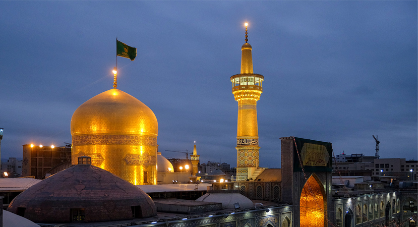 Romanian Christian converts to Islam at Imam Reza holy shrine