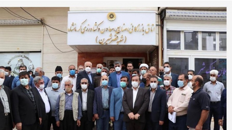 لقێکی ژووری بازرگانیی ئێران لە قەسری شیرین کرایەوە