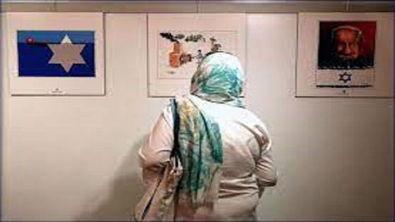 Iran: mostra di vignette per la causa palestinese